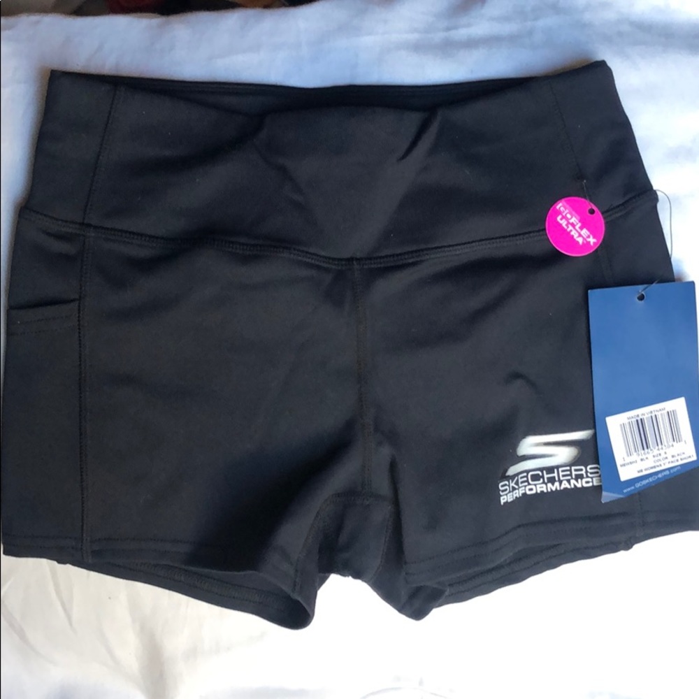 Skechers biking/running shorts in black.